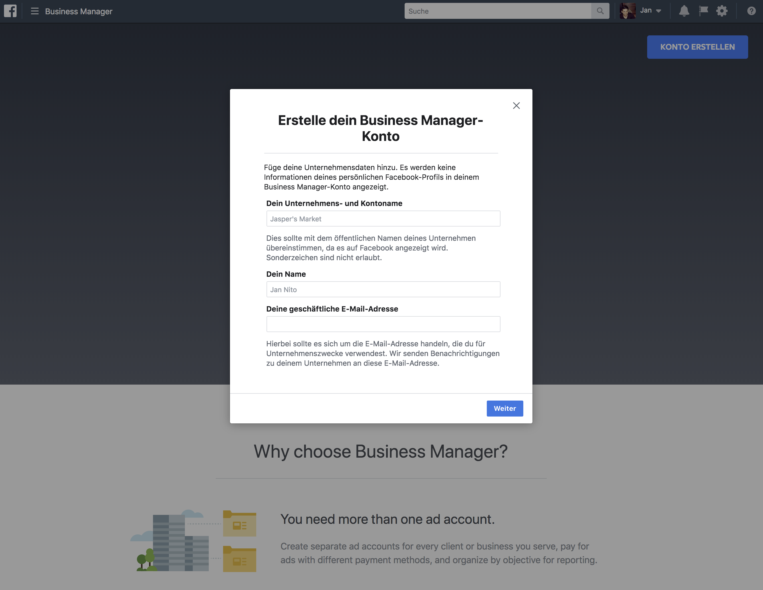 Facebook Business Manager