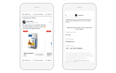 Carousel Ad und LeadAd bei Facebook Ads