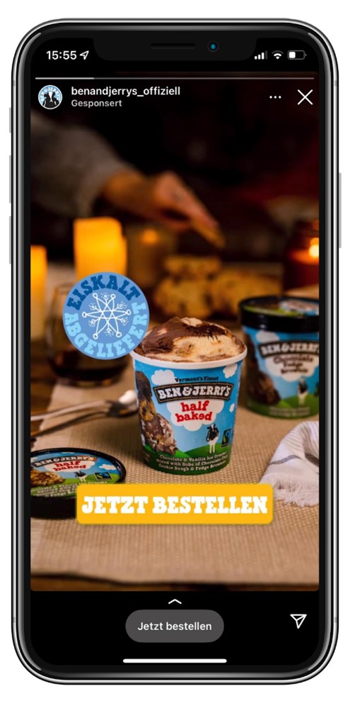 Beispiel Instagram Canvas Ads