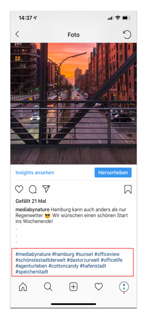 Instagram Hashtag