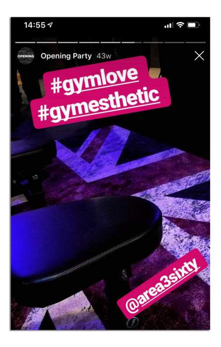 Hashtags für Instagram Stories