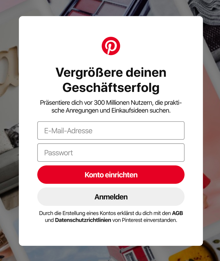 Pinterest Login