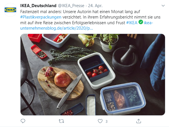 Screenshot von Ikea