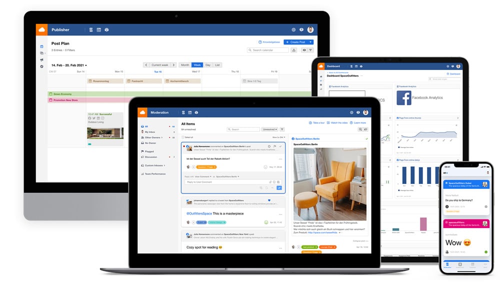 Facebook Tool Facelift Cloud Man sieht mehrere Versionen des Facebook Tools Facelift Cloud
